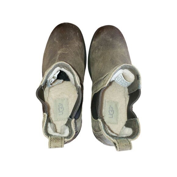 UGG Australia Bonham II Water Resistant Leather Boot Ankle Bootie 1095150 SZ 6.5 - Picture 8 of 11